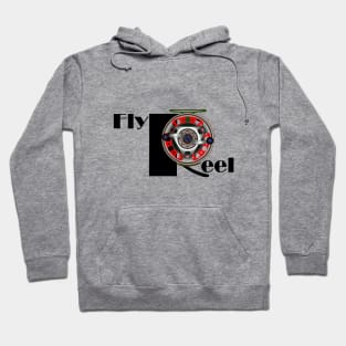 Cool Fly Reel Fishing Design all Fishermen and Fisherwomen will Love Hoodie